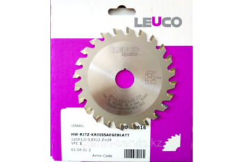 Пила дисковая подрезная Leuco 120х3.1-3.9х22 Z=24