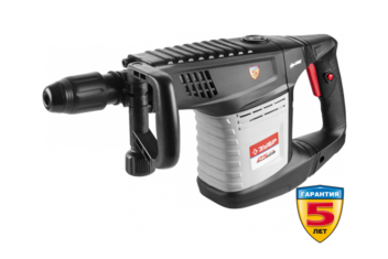 Молоток ЗУБР "ПРОФЕССИОНАЛ" отбойный, SDS-Max, 25Дж, 10кг, 900-1800уд/мин, 1500Вт, АВТ, кейс