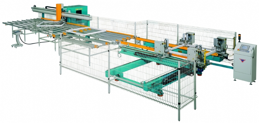 Автоматическая линия по производству ПВХ окон YILMAZ LINE CCL 1660